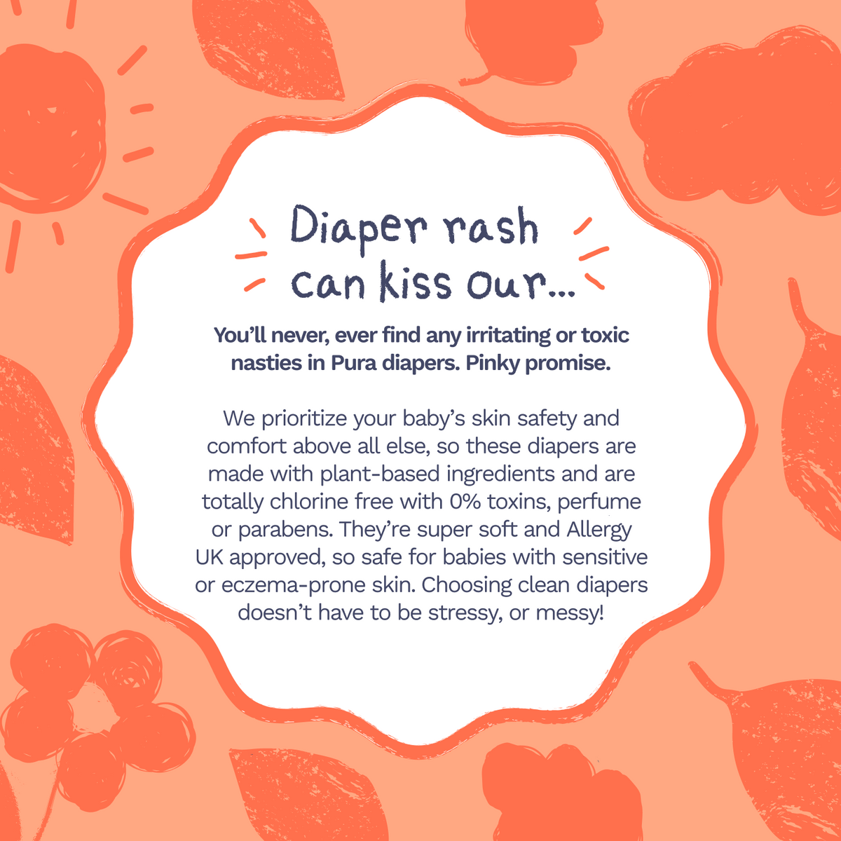 Diapers- Super Soft & Safe for Sensitive Skin