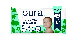 Baby Wipes for Sensitive Skin - 10 x 60 Wipes