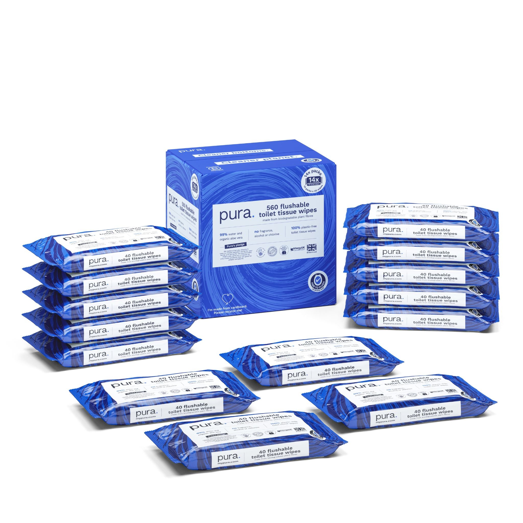 Flushable Toilet Tissue Wipes