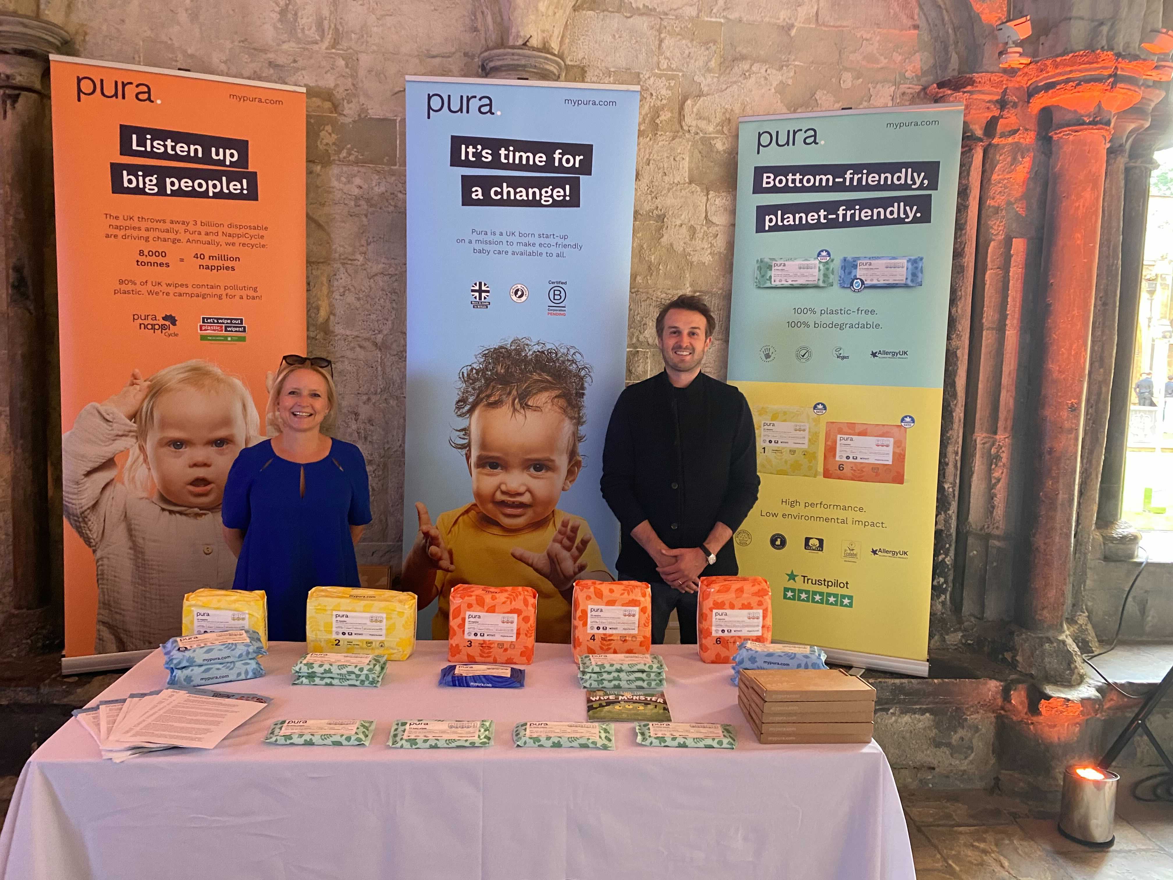 Why Pura’s spokesbabies appeared at Westminster Abbey…