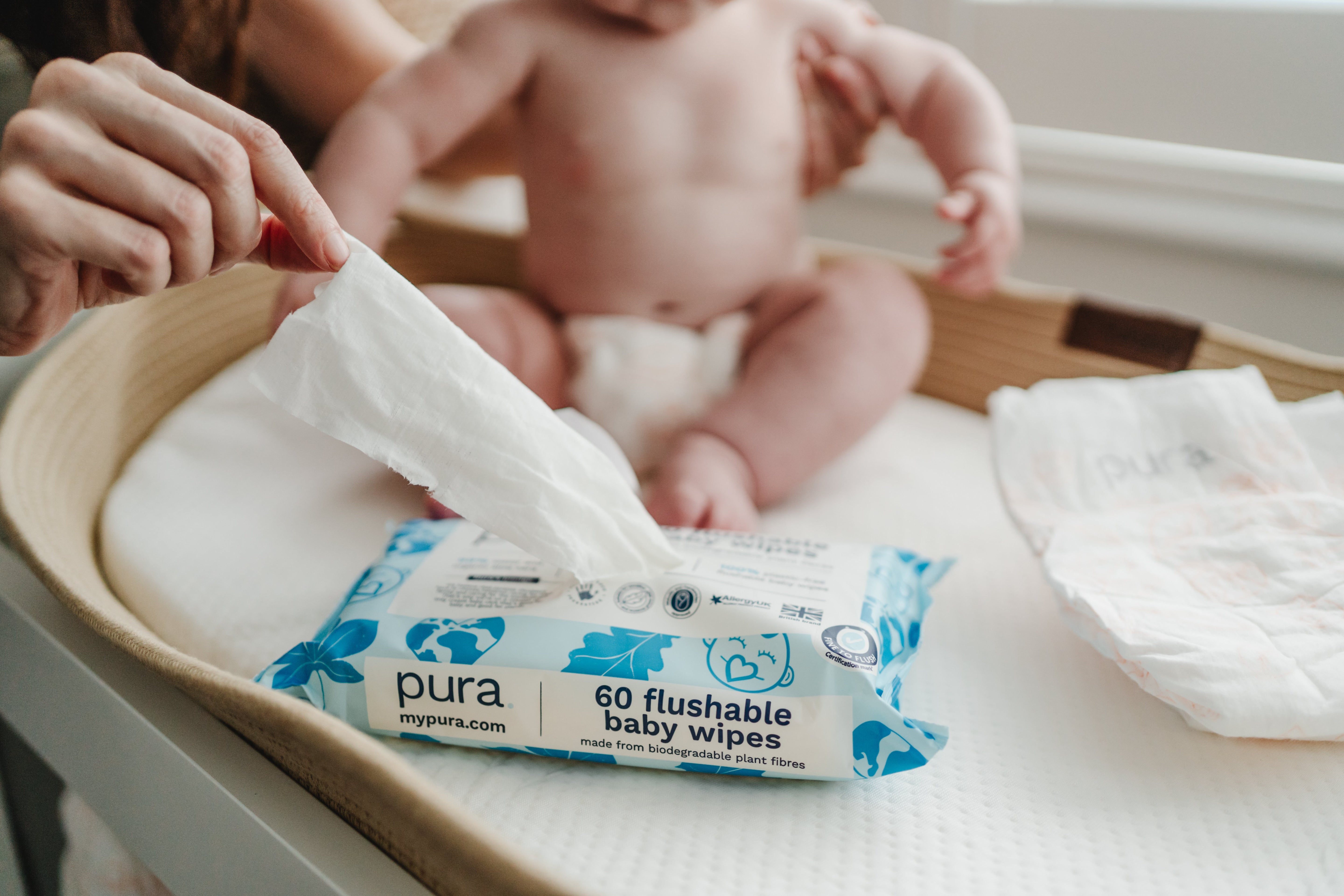 Flushable Toddler Wipes