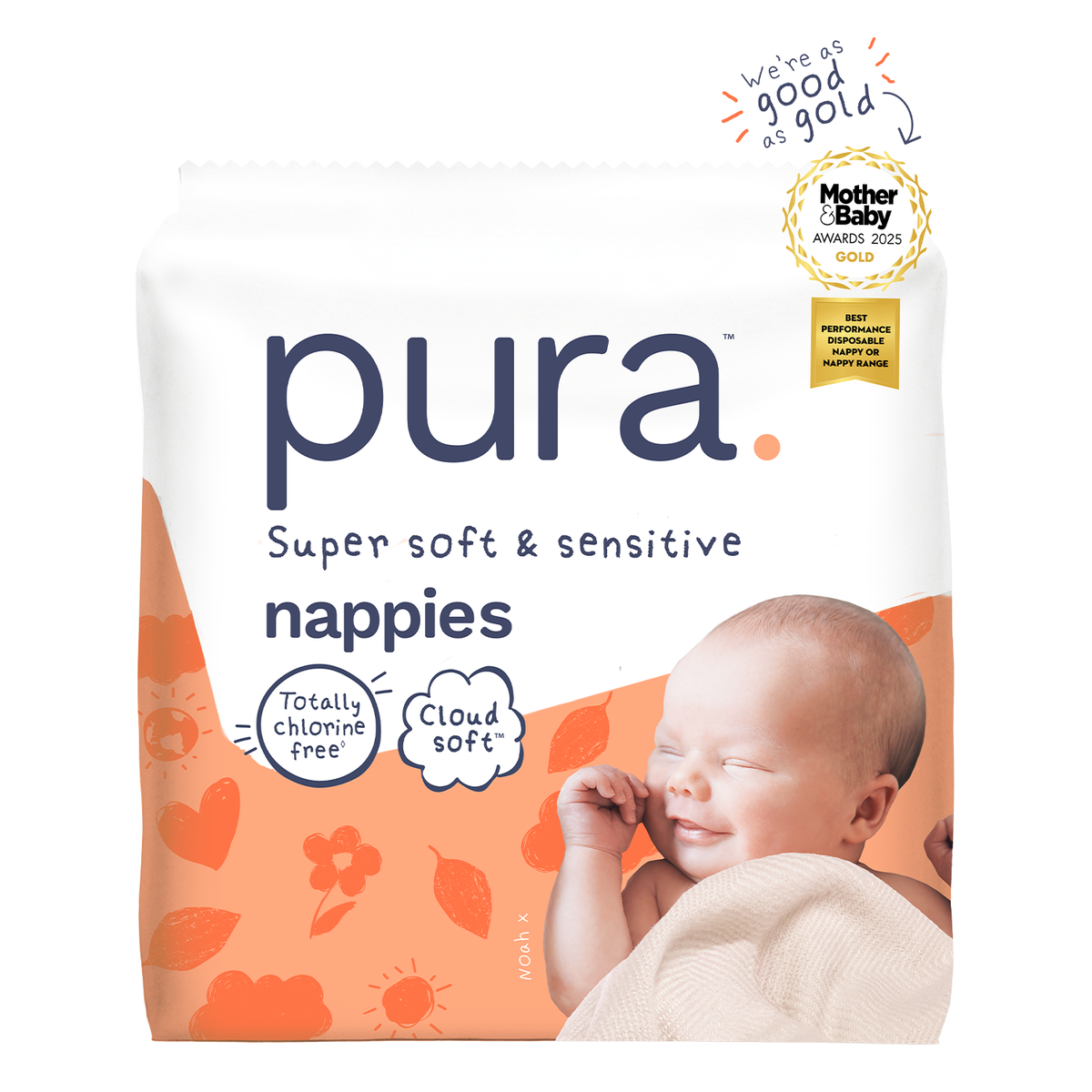 Nappies - Super Soft & Safe for Sensitive Skin