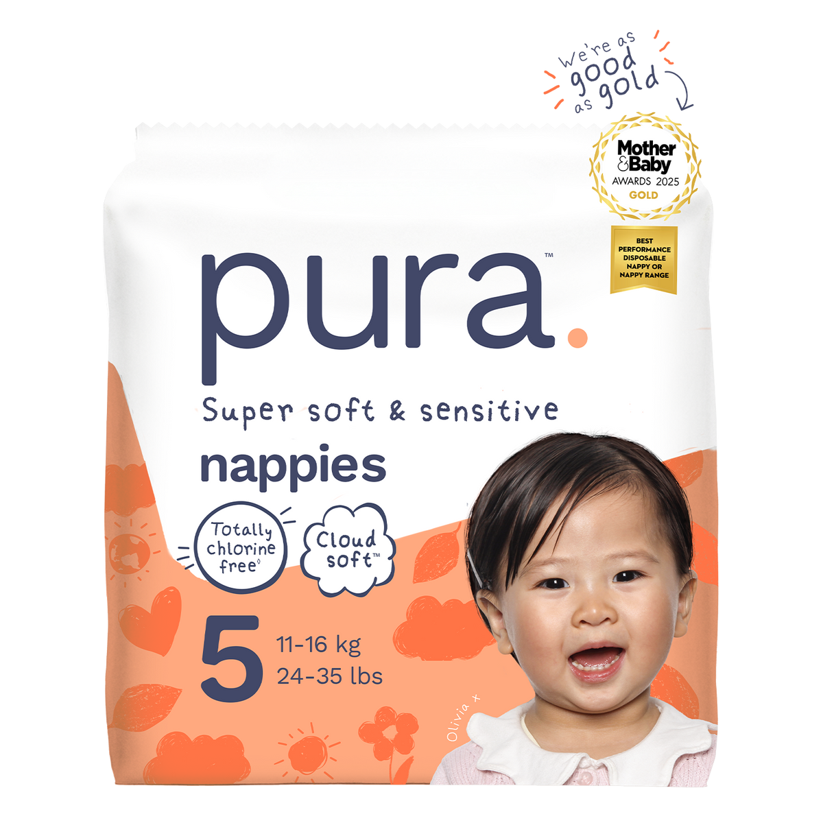 Nappies - Super Soft & Safe for Sensitive Skin