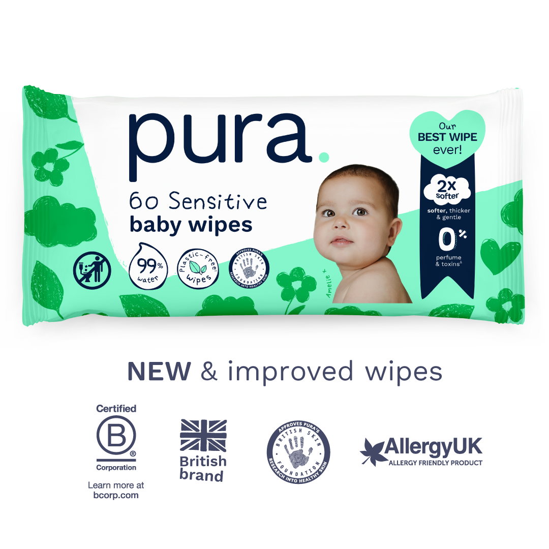 Baby Wipes for Sensitive Skin - 10 x 60 Wipes