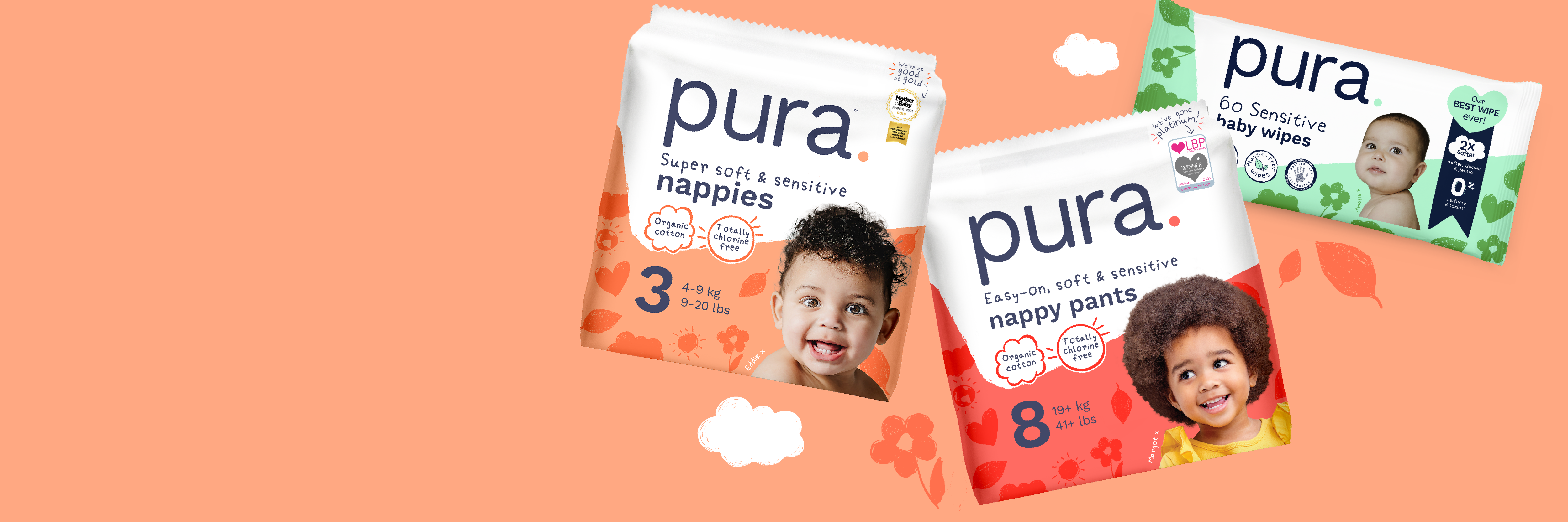 Trial Nappies, Nappy Pants & Wipes