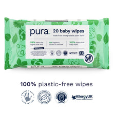 Load image into Gallery viewer, Try Pura 20 Pack Baby Wipes for Free (99p Delivery)
